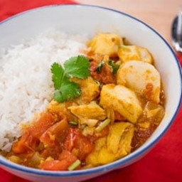 Burmese Fish and Tomato Curry