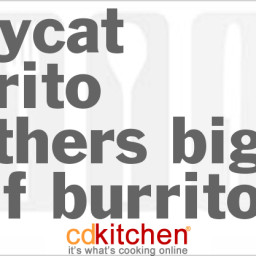 Burrito Brothers Big-Beef Burrito