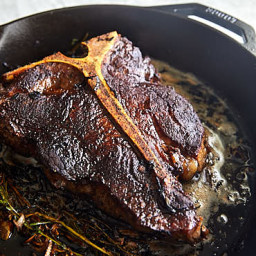 Butter-Basted Porterhouse Steak Recipe