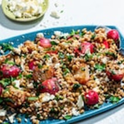 Butter-Braised Radishes and Radish Greens With Farro