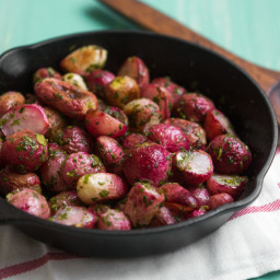 Butter-Glazed Roasted Radishes With Fresh Herbs Recipe