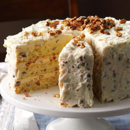 Butter Pecan Cake (with Cream Cheese Frosting)