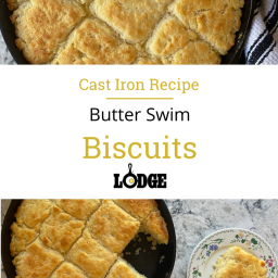 Butter Swim Biscuits | Lodge Cast Iron