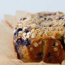 Butter-Topped Blueberry Muffin Loaf