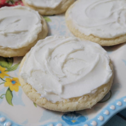 Buttercream-Frosted Lemon Sugar Cookies