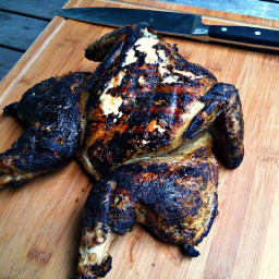 Butterflied Whole Chicken on the Grill