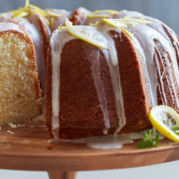 Buttermilk Bundt Cake with Lemon Glaze Recipe