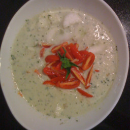 Buttermilk Cucumber Soup with Herbs