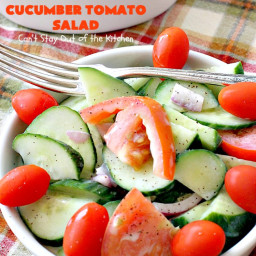 Buttermilk Cucumber Tomato Salad