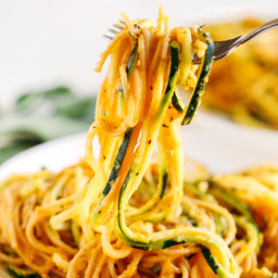 Butternut Squash & Sage Spaghetti with Zucchini Noodles