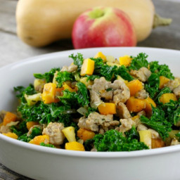 Butternut Squash and Apple Hash with Sausage