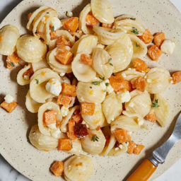 Butternut Squash and Goat Cheese Pasta Salad