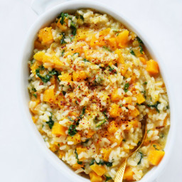 Butternut Squash and Kale Risotto