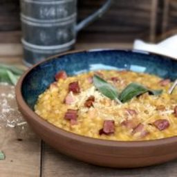 Butternut Squash and Pancetta Risotto