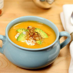 Butternut Squash and Roasted Pepper Soup