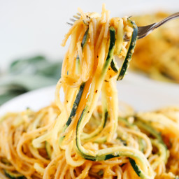 Butternut Squash and Sage Spaghetti with Zucchini Noodles