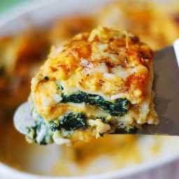 Butternut Squash and Spinach Lasagna