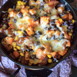 Butternut Squash and Veggie Bake with Tortilla Chips