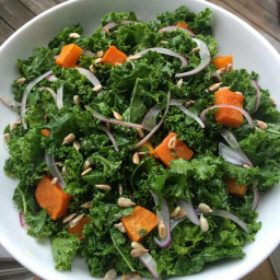 Butternut Squash Kale Salad