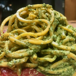 Butternut Squash Noodles with Hempseed Pesto