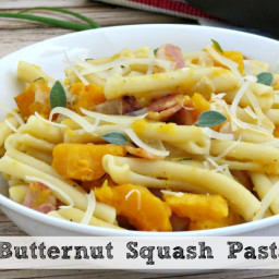 Butternut Squash Pasta With Bacon and Sage