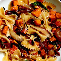 Butternut Squash Pasta with Bacon and Sage Brown Butter