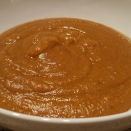 Butternut squash soup with apple