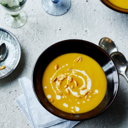 Butternut Squash Soup with Coconut Milk and Ginger
