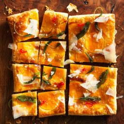 Butternut Squash Tart with Fried Sage