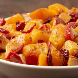 Butternut Squash with Apple and Cranberries Recipe