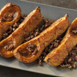 Butternut Squash with Candied Pecans