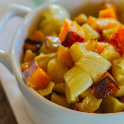 Butternut Squash with Fennel and Apple