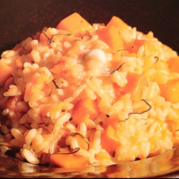 Butternut Sqush Risotto with Sage