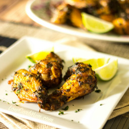 Buttery Chili Lime Chicken Wings
