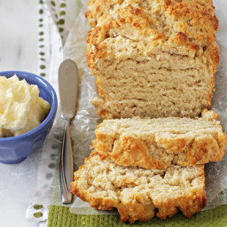 Buttery Honey Beer Bread with Honey Butter