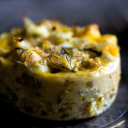 Cabbage and Ricotta Timbale