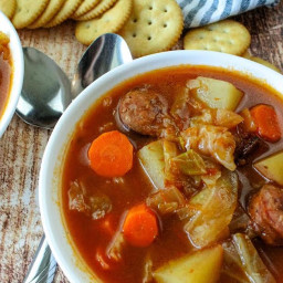 Cabbage and Sausage Soup