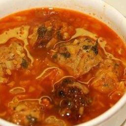 Cabbage Soup W/ Turkey Meatballs