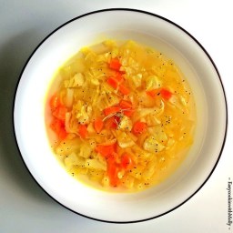 Cabbage Soup with Turmeric and Ginger