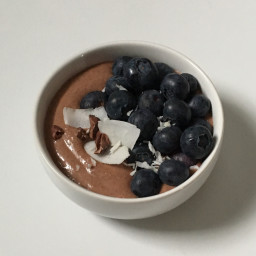 Cacao and Coconut Protein Probiotic Pudding