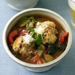 Cacciatore Stoup with Turkey Sausage Meatballs