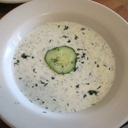 Cacık Cold Cucumber-Yogurt Soup Recipe