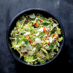 Caesar Brussels Sprouts Salad with Almonds