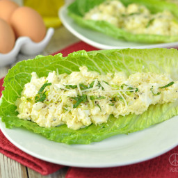 Caesar Egg Salad Lettuce Wraps – Low Carb, Gluten Free