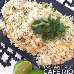 Cafe Rio-Inspired Instant Pot Cilantro Lime Rice