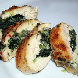 Cajun Chicken Stuffed With Pepper Jack Cheese and Spinach