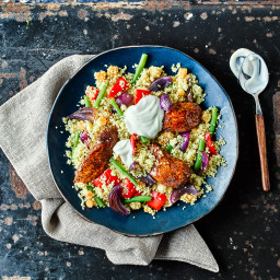 Cajun Chicken With Apricot Couscous 