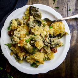 Cajun Style Oyster Dressing Recipe (Oyster Stuffing)
