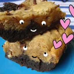 Cakespy: Blondie-Topped Brownies Recipe