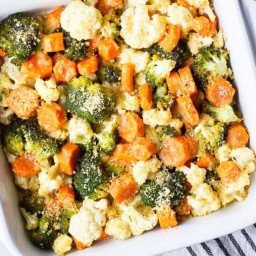 California Blend Vegetables with Parmesan Bread Crumbs